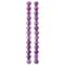 8mm Purple Fractured Dyed Round Agate Beads by Bead Landing™